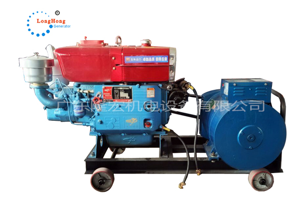 10KW Guangxi Yuchai single cylinder diesel generator set YC1100 electric 16.5P factory direct sale